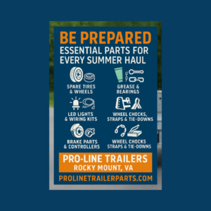 Read more about the article Be Prepared – Essential Trailer Parts for Every Summer Haul