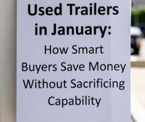 Read more about the article Used Trailers in January: How Smart Buyers Save Money Without Sacrificing Capability