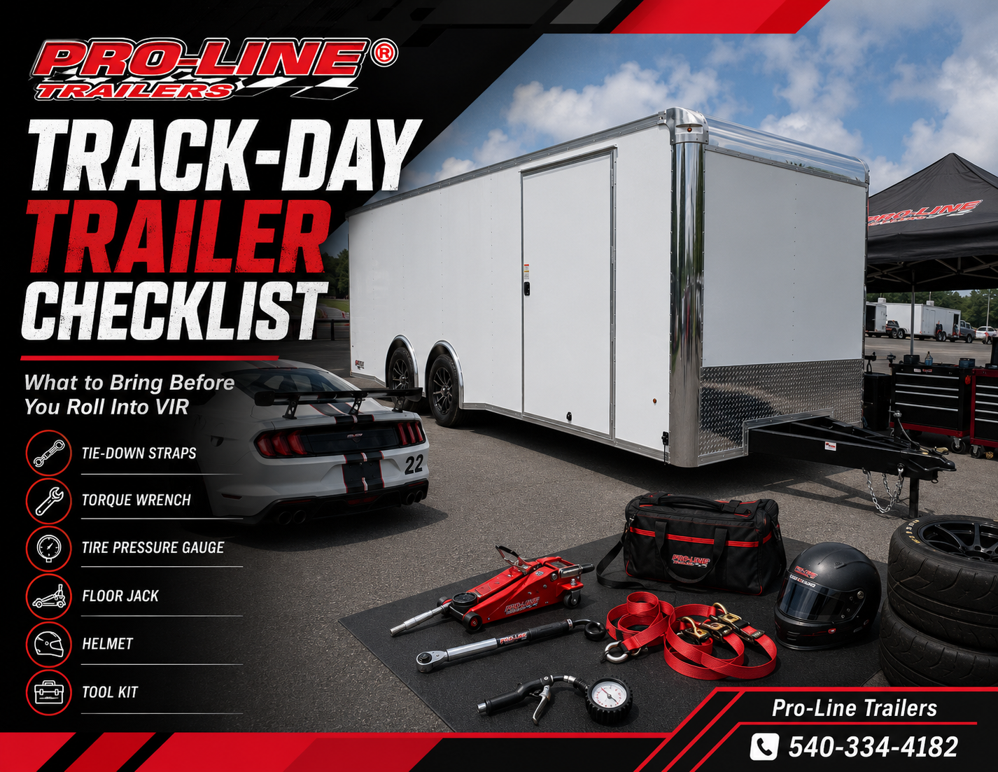 Read more about the article Track-Day Trailer Checklist: What to Bring Before You Roll Into VIR